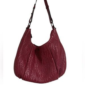 Elliott Lucca Leather Basket
Weave Slouchy Hobo NWOT